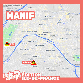 Manif des taxis