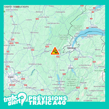 Les prévisions de trafic pour l’A40