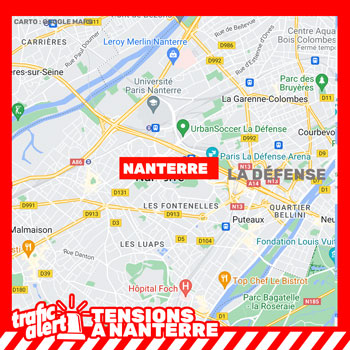 Tensions à Nanterre