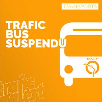 Le réseau bus de la RATP interrompu