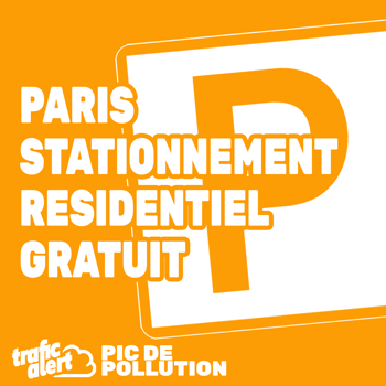 Stationnement résidentiel gratuit à Paris