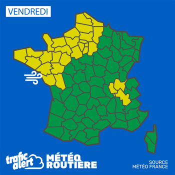 Vigilance météo jaune liée au vent