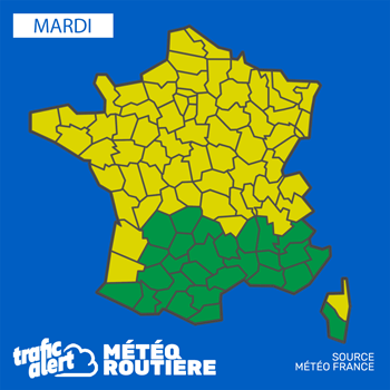 Vigilance météo jaune liée au vent