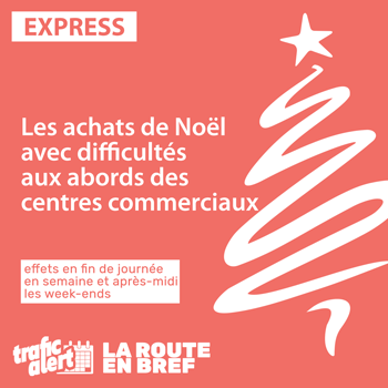 Les achats de Noël et les difficultés aux abords des centres commerciaux