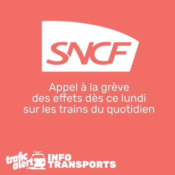 Appel à la grève à la SNCF