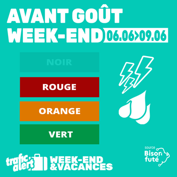 L’avant-goût de Bison Futé et de la météo